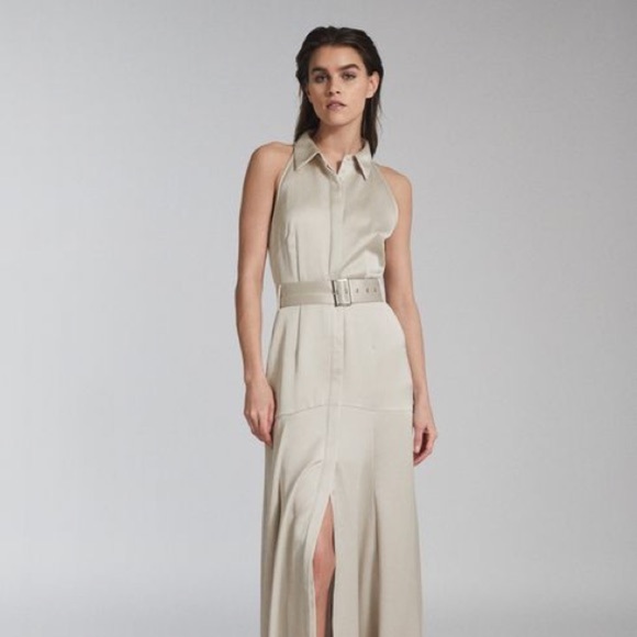 NWT Reiss Champagne Gown - Picture 2 of 12